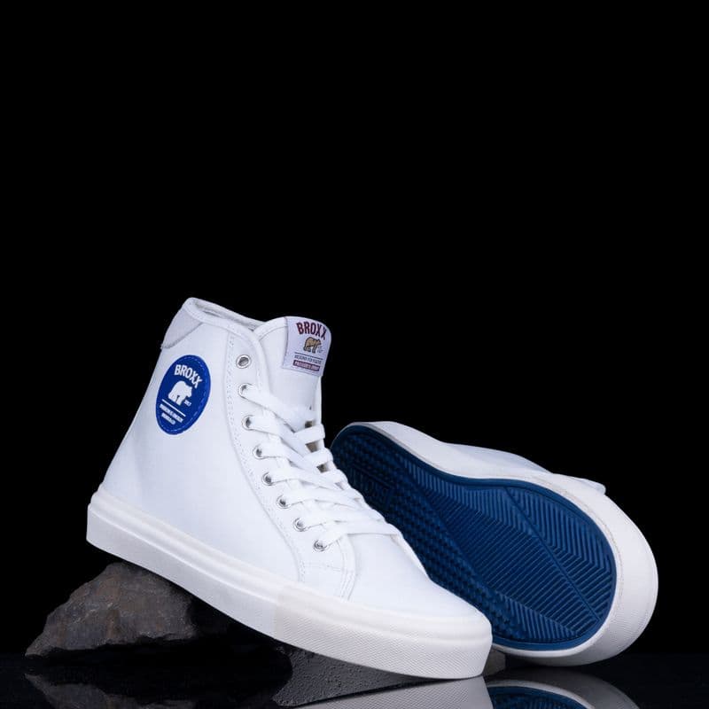 Classic White Canvas Sneakers